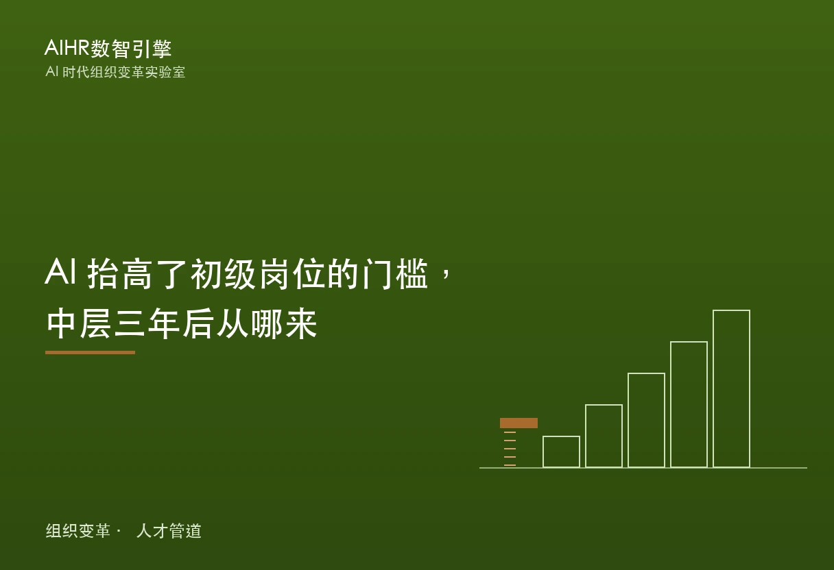 初级岗位门槛上移题图：人才管道入口收窄与中层供应的时间差
